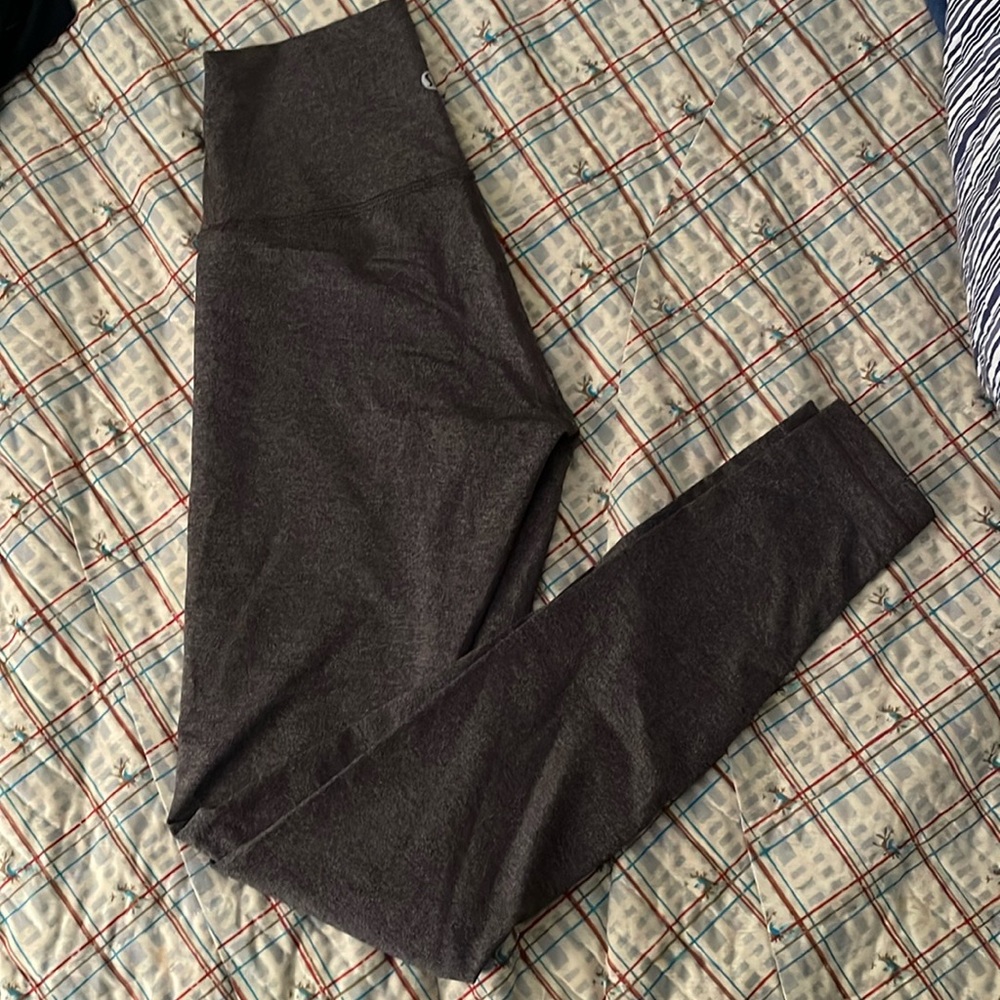 Lululemon Wunder Train High-Rise Tight in Heather Grey